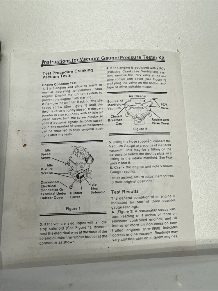Vacuum & Pressure Test Kit