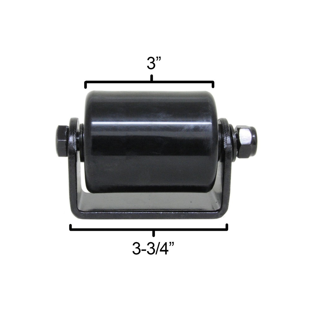 GatorPro 3" Plastic Gate Roller Top Guide Sliding Rolling Slide Non Marking