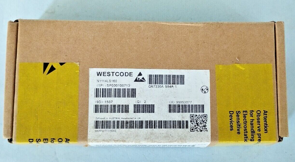 Westcode N1114LS160 SAS Equivalent Capsule Thyristor Phase Control