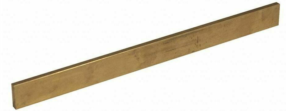Brass Flat Stock 1/8" x 3/8" x 1' (12" Length) 360 Solid Rectangle Strip