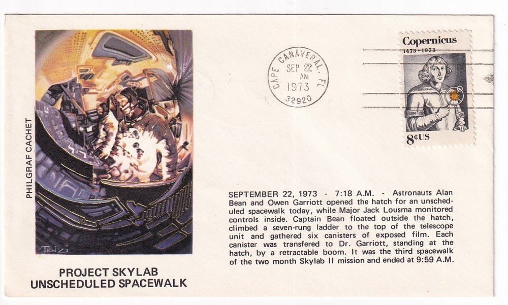 STAMP US SCOTT 1488 "Nicolaus Copernicus" 8 CENT 1973 FDC - J