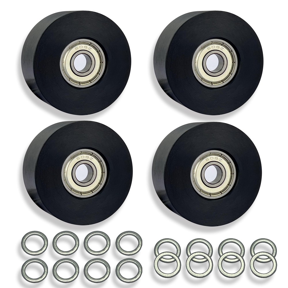 Upgraded Machined Wheels/Rollers Compatible with Rowing Machine,Water Rower...