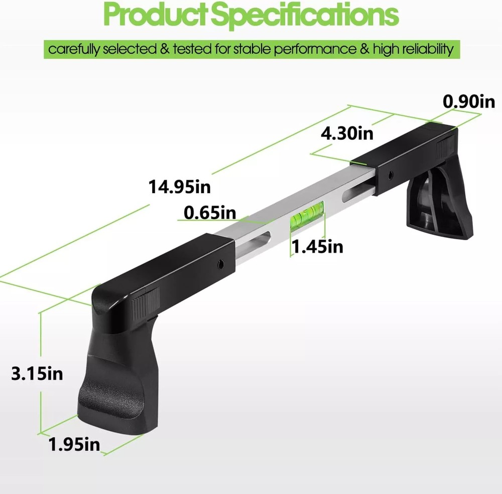 Front End Steering Wheel Alignment Level Indicator Tester Holder Tool Accurately