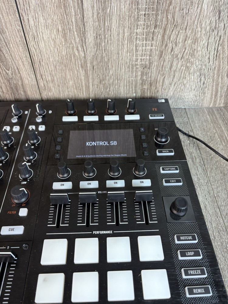 Native Instruments Traktor Kontrol S8 4-channel DJ Controller W/ USB Cable!