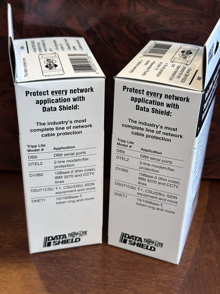 Tripp-Lite Data Shield - Network Surge Suppressor - Model DB9 - 2 Count