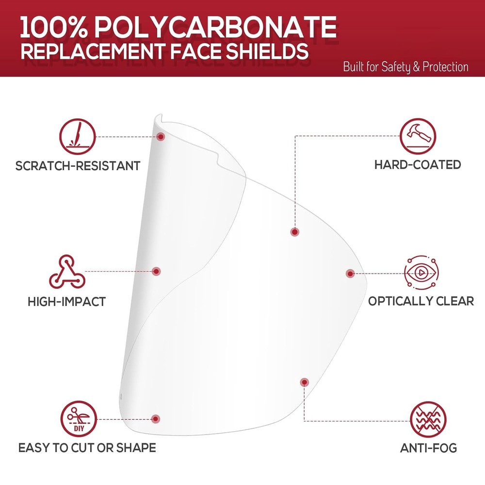 Face Shield Replacement Lens