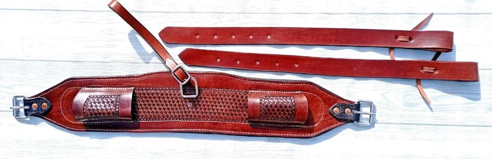 Premium Leather Handmade Girth for Horse Available Multiple Sizes