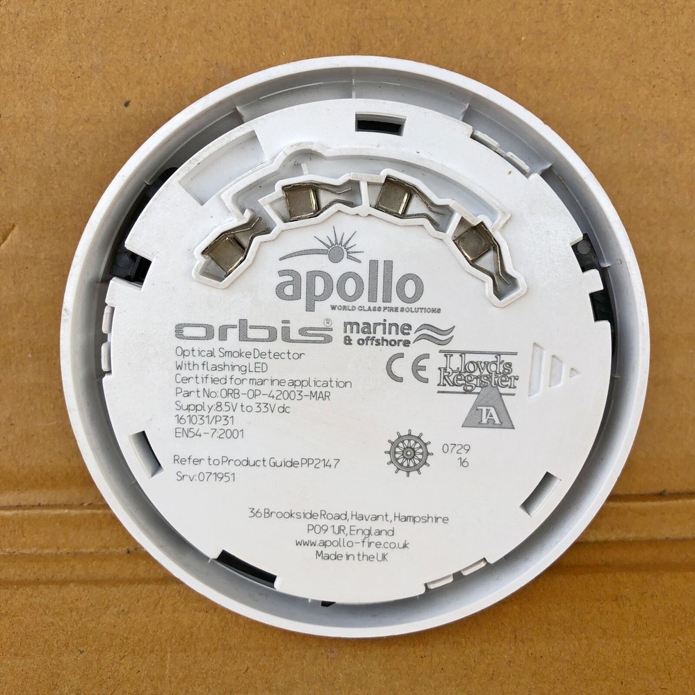 APOLLO ORBIS ORB-OP-42003-MAR OPTICAL SMOKE DETECTOR