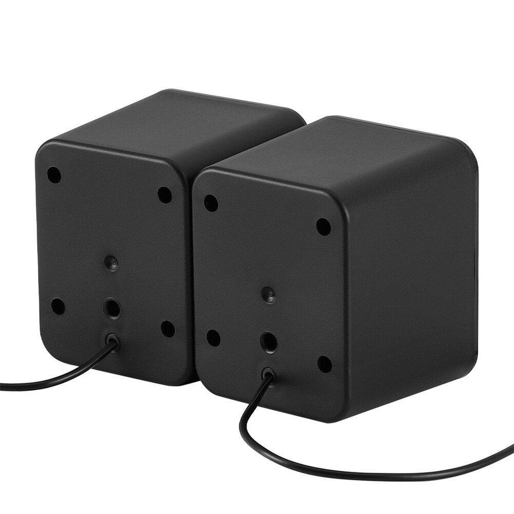 RGB LED Active Mini Computer Speakers USB Powered Stereo for PC Laptop Mac