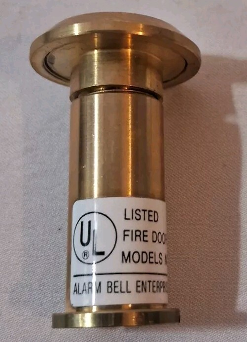 NEW OLD STOCK ~ 200 Degree Solid Brass Door Viewer Code #94014 Model # UL200