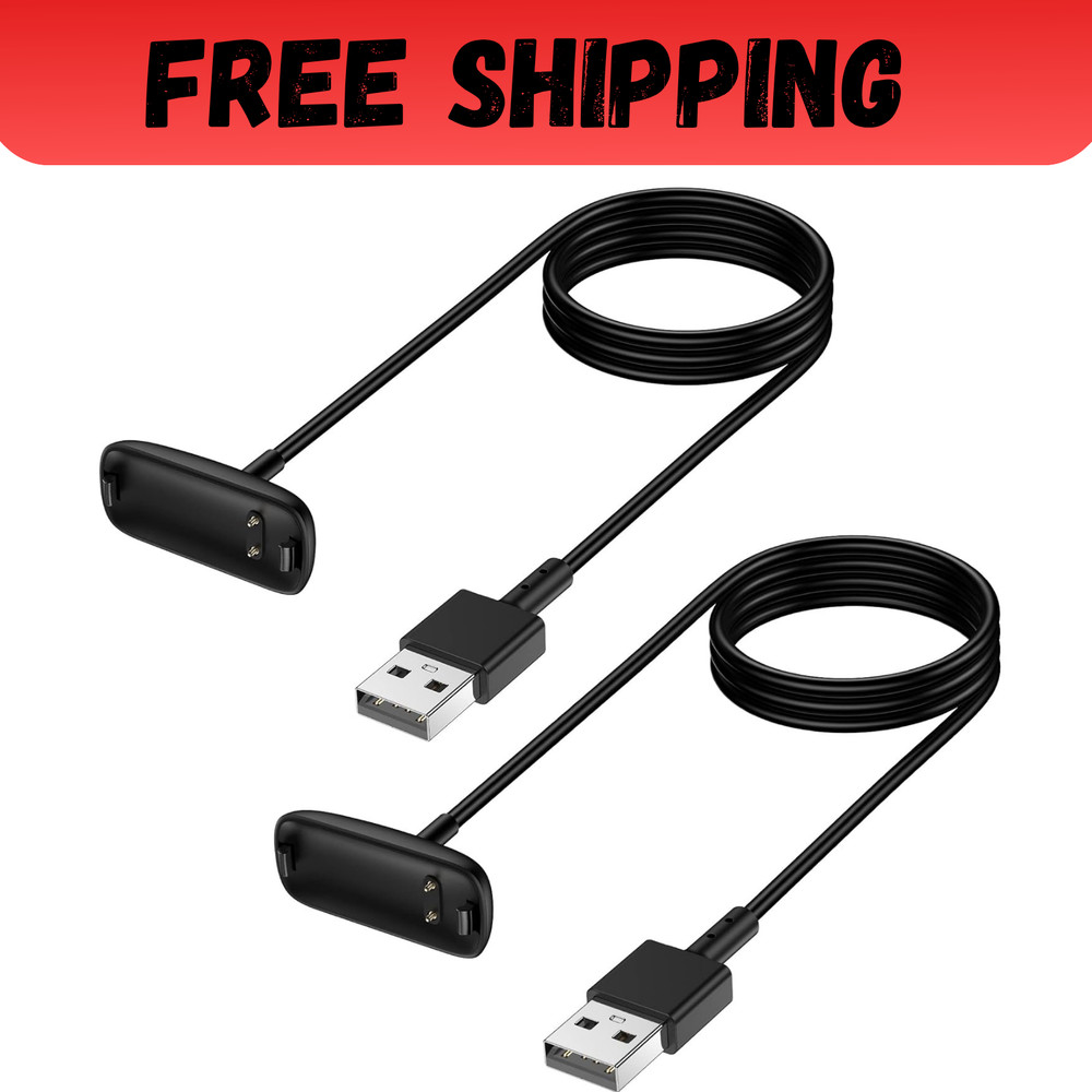 Fitbit Inspire 3 Charger Cable 2 Pack 3.3Ft