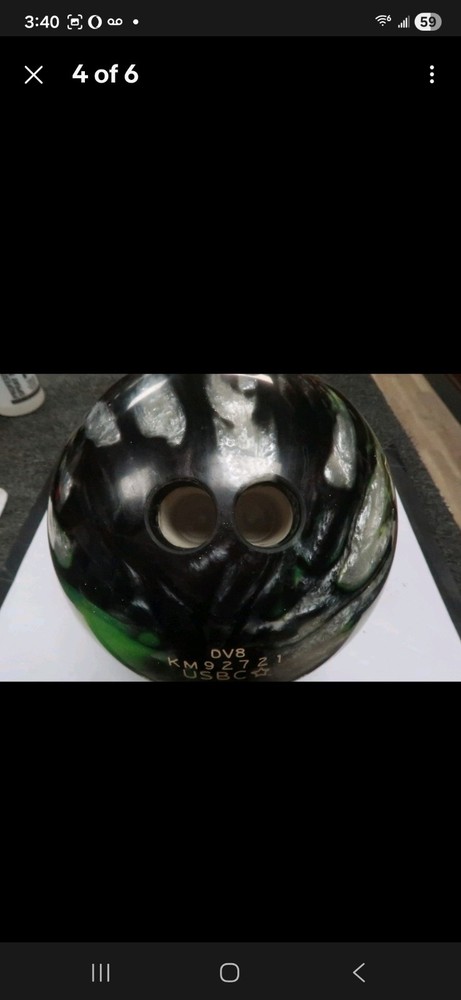 15lb DV8 Lime Spare - Lime/Black/Silver