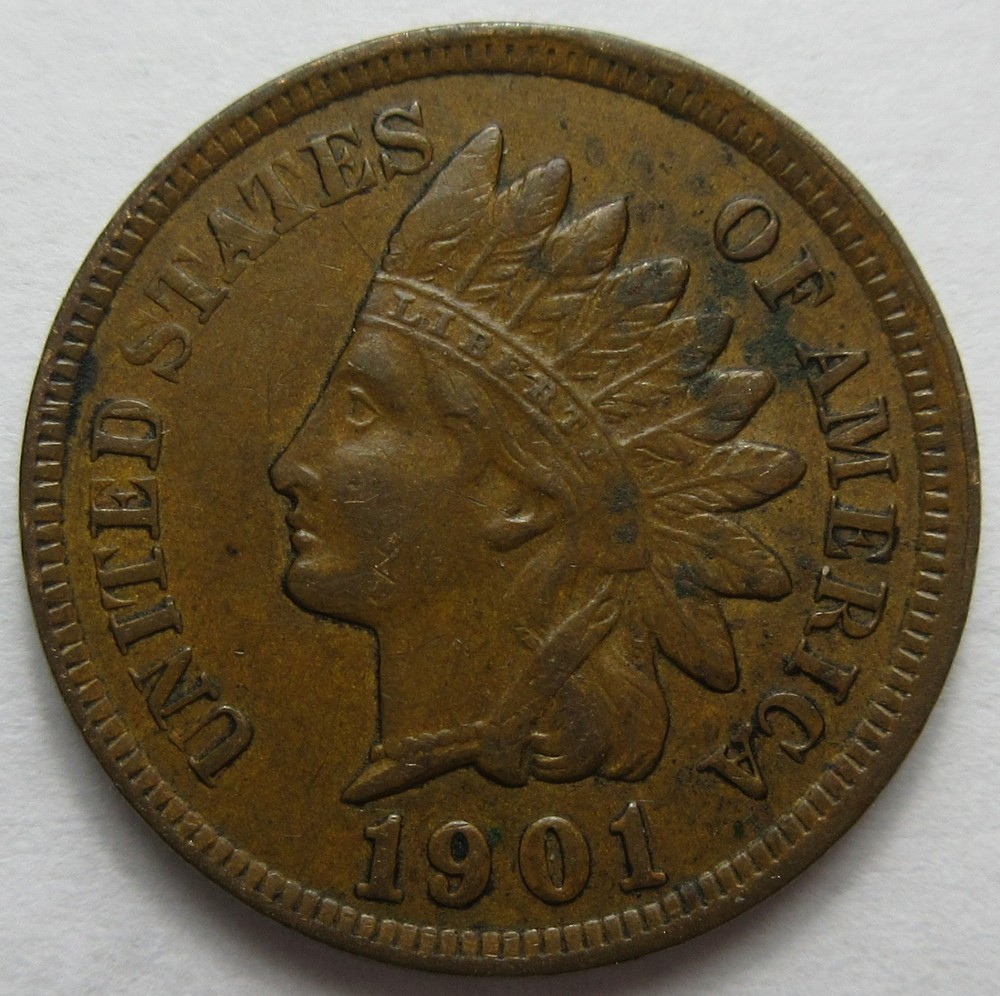 1901 Indian Cent -UNC- (#1220d)
