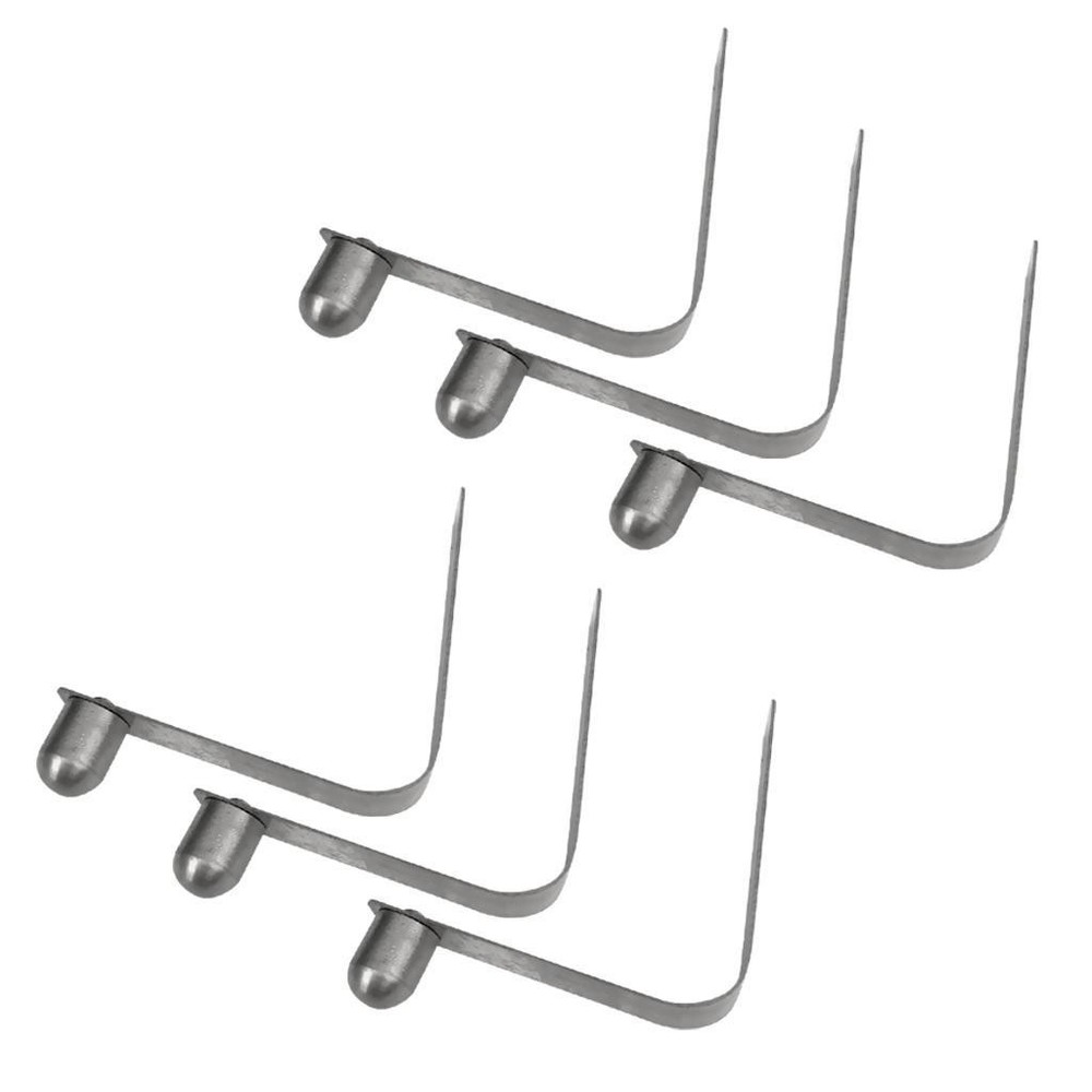 6 Pieces 8mm Solid Lightweight Kayak Pole Clip