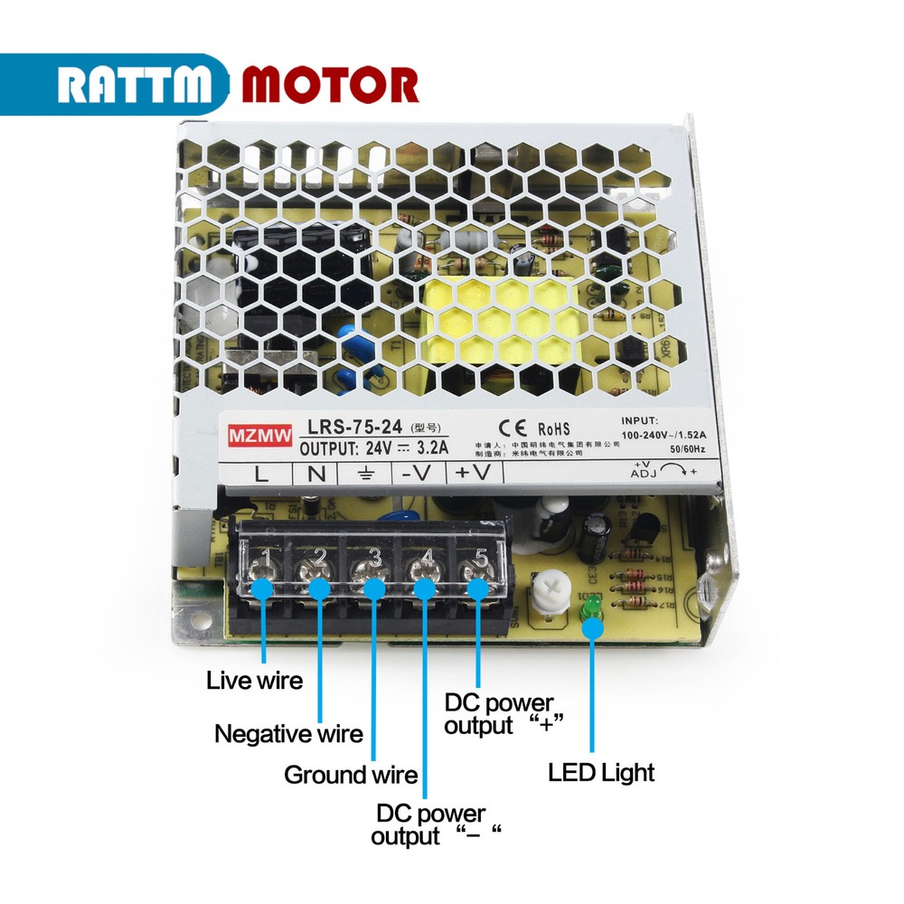 【US】5 / 4 Axis CNC Motion Controller DDCS Offline Standalone&MPG&Power&Keyboard