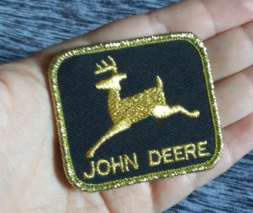 Patch Sew On John Deere Tracker Farming tractor  Hat