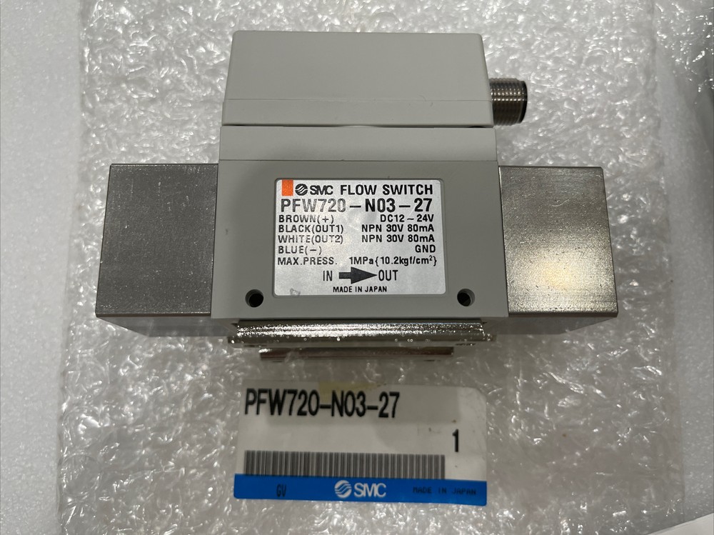 New, SMC PFW720-N03-27 Digital Flow Switch