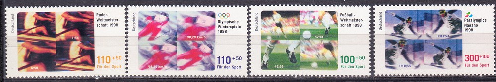 W GERMANY B827-B830 SPORTING EVENTS