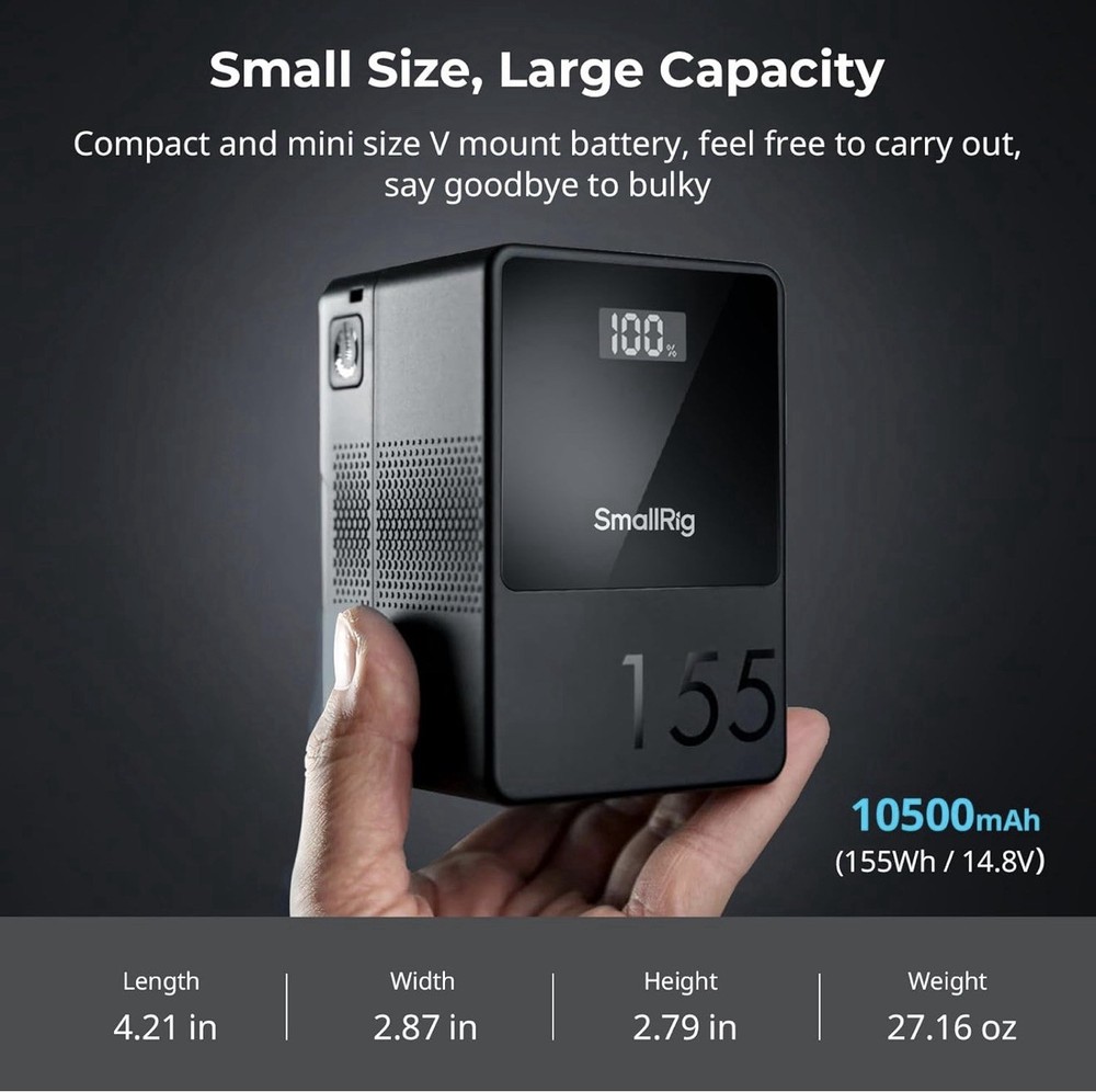 SMALLRIG V Mount Battery VB155