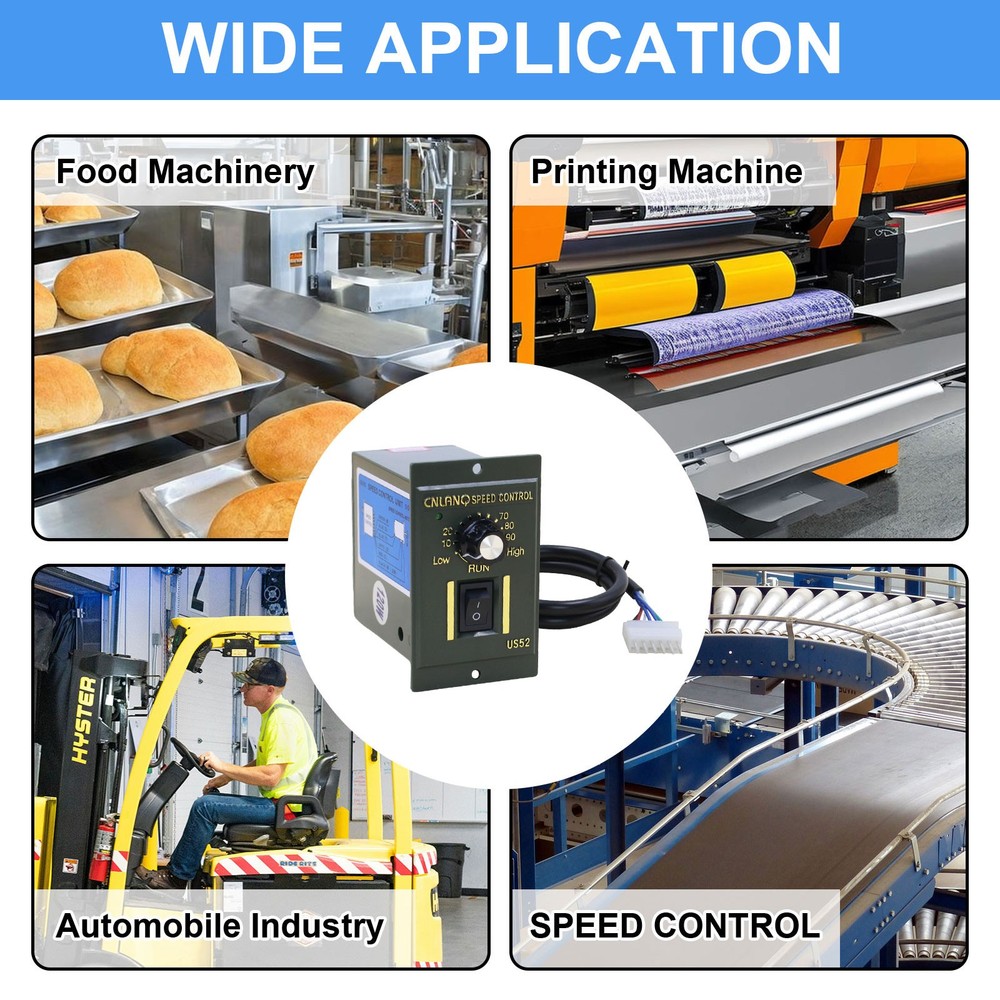 110V AC Motor Speed Controller Regulator Reversible Module Control Switch 120W