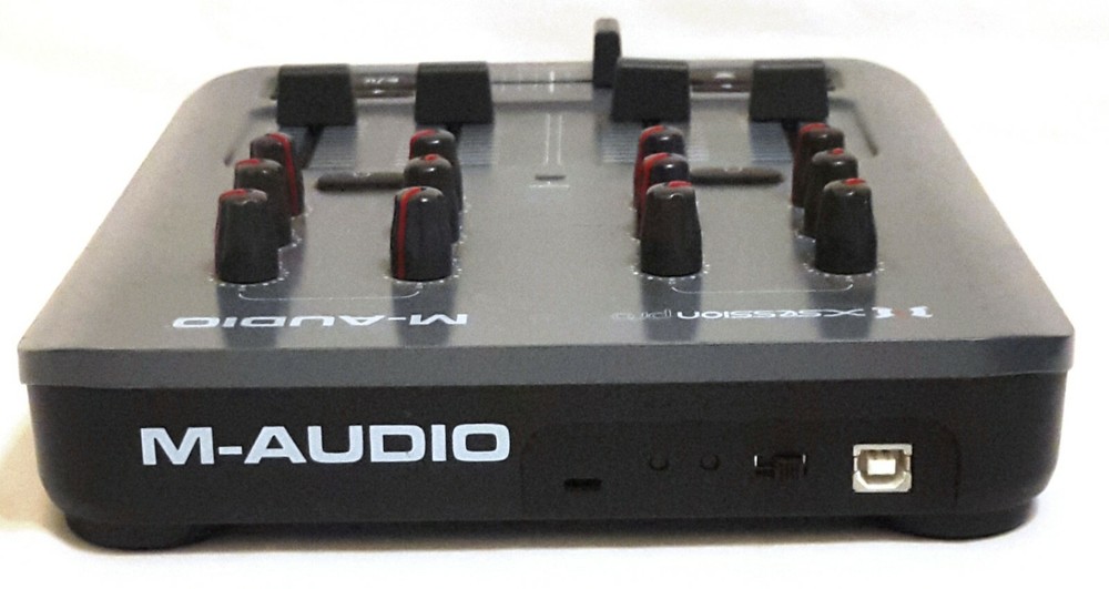 M-Audio X-session Pro DJ Midi Mixer Controller, no power cord