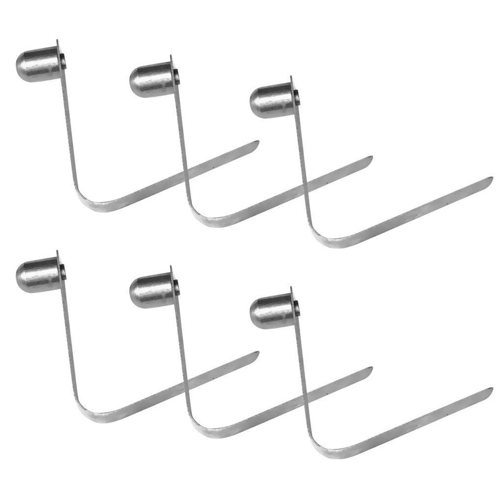 6 Pieces 8mm Solid Lightweight Kayak Pole Clip