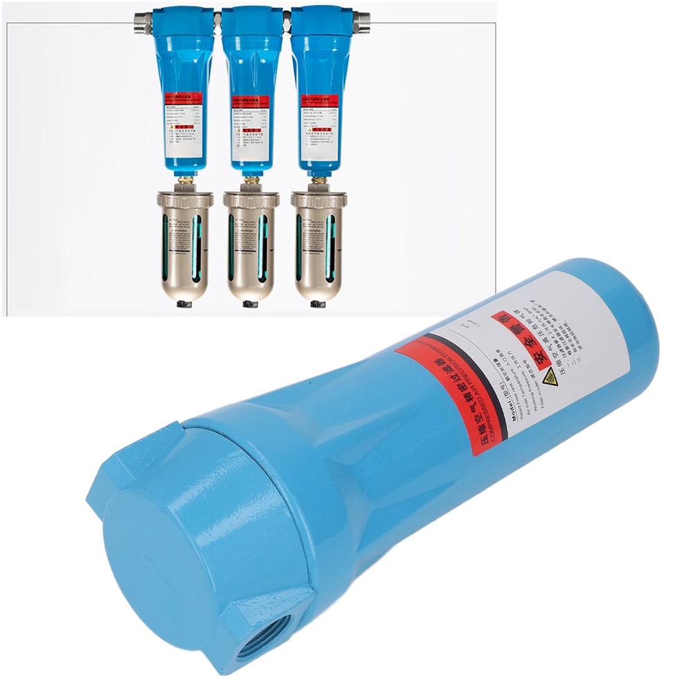 Clear Thread High Efficiency Compressed Dryer Air Filter For Safe Gas