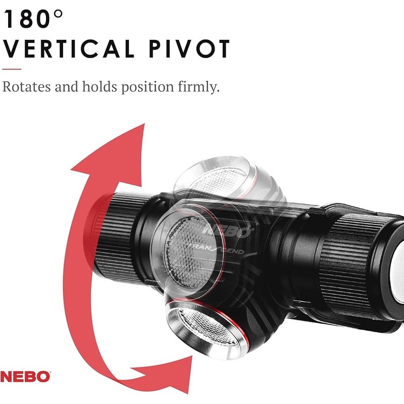 Rechargeable Waterproof Headlamp Adjustable Brightness LED Flashlight EDC Light