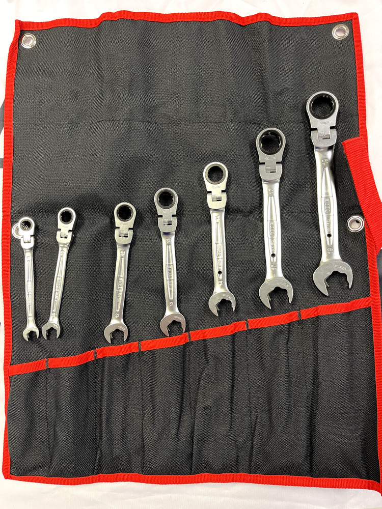 TONE RMFQ700 Ratchet Spanner Set with Telescopic Flashlight (LT04MGC)