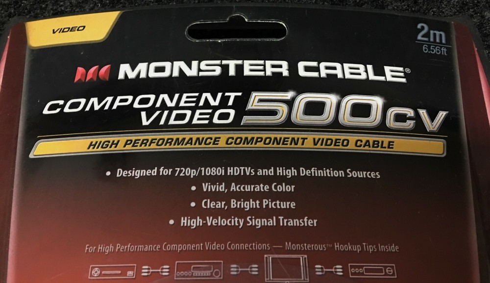 Monster Cable 500CV Component Video 2m (6.56 ft.) High Performance Cable