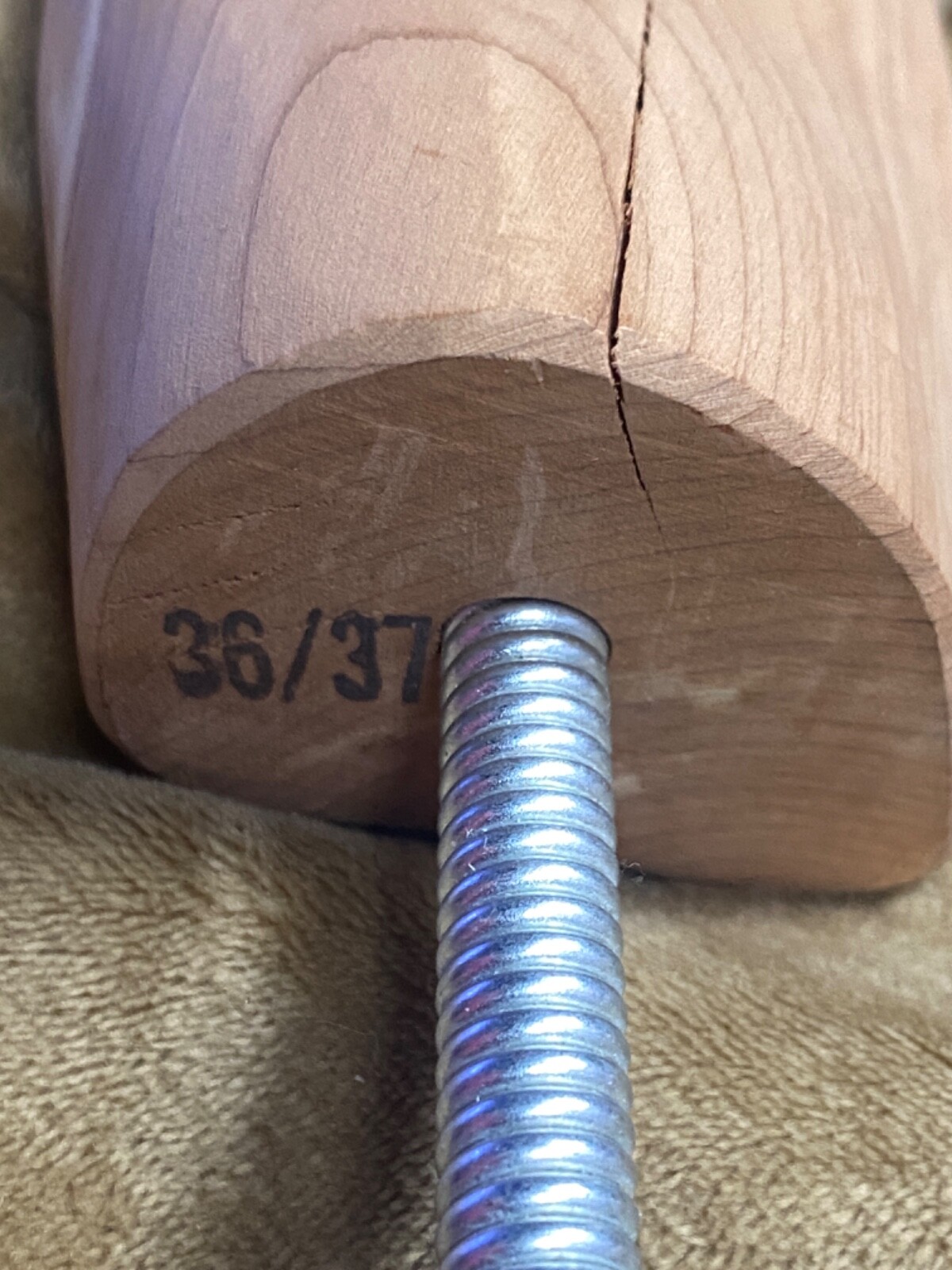 Cedar Women's Premium Cedar Shoe Tree with Tension Spring Coil 36/37