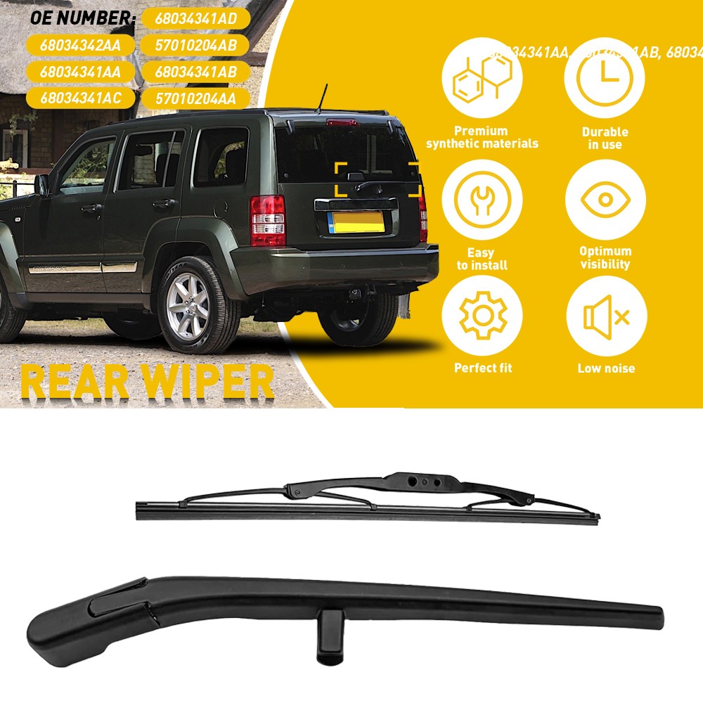 Rear Window Wiper Arm & Blade For Jeep Liberty 08-11 2012 back windshield wiper