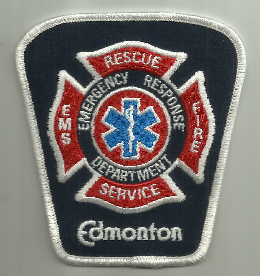 Edmonton EMS Rescue Fire Ser vice SSI Patch