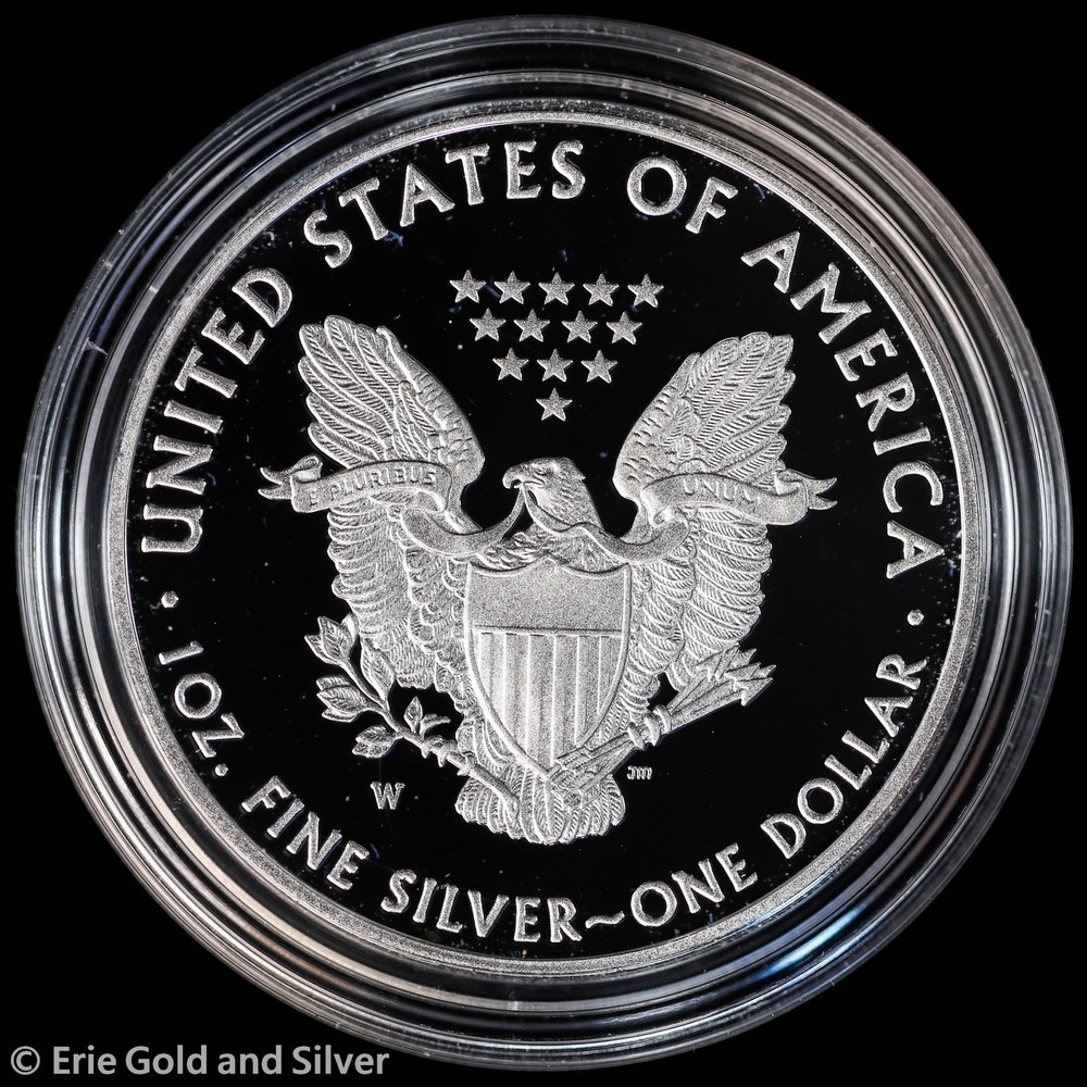 2016-W $1 US Mint Proof American Silver Eagle w/ Box & COA