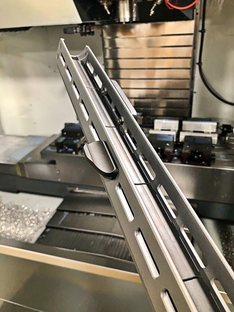 Gray Ops CNC M-Lok Thumbrest, Black, GO-MLTR Shooting Accessory