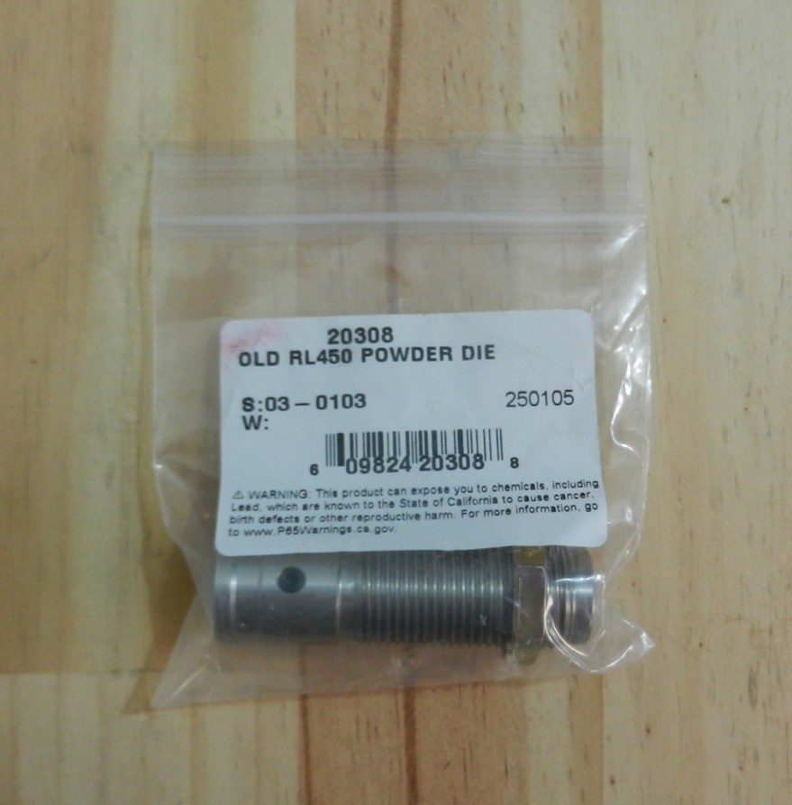 Dillon OLD RL450 Powder Die;  20308