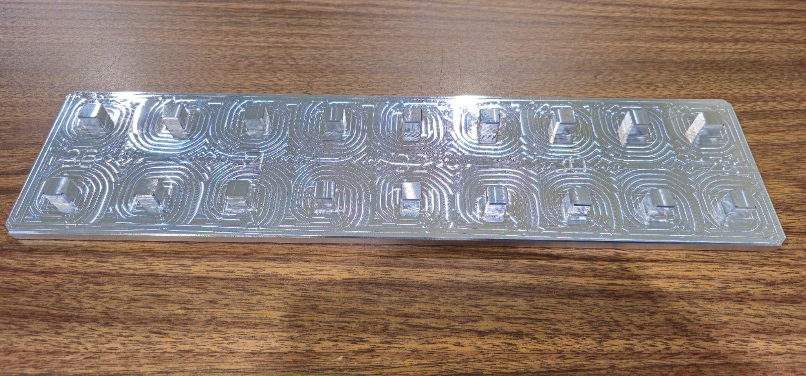 1/2 Drive Socket Organizer 2 Row 28-36 METRIC - TOOLBOX BILLET