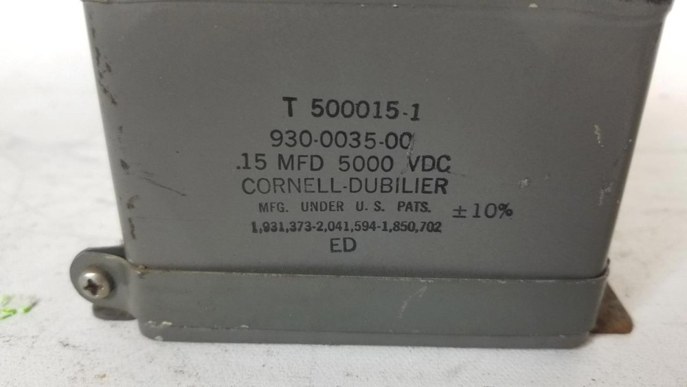 Collins KWS-1 428-1 Power Supply 015 MFD 5000 VDC