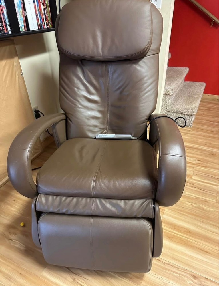 Brown Leather Massage Chair