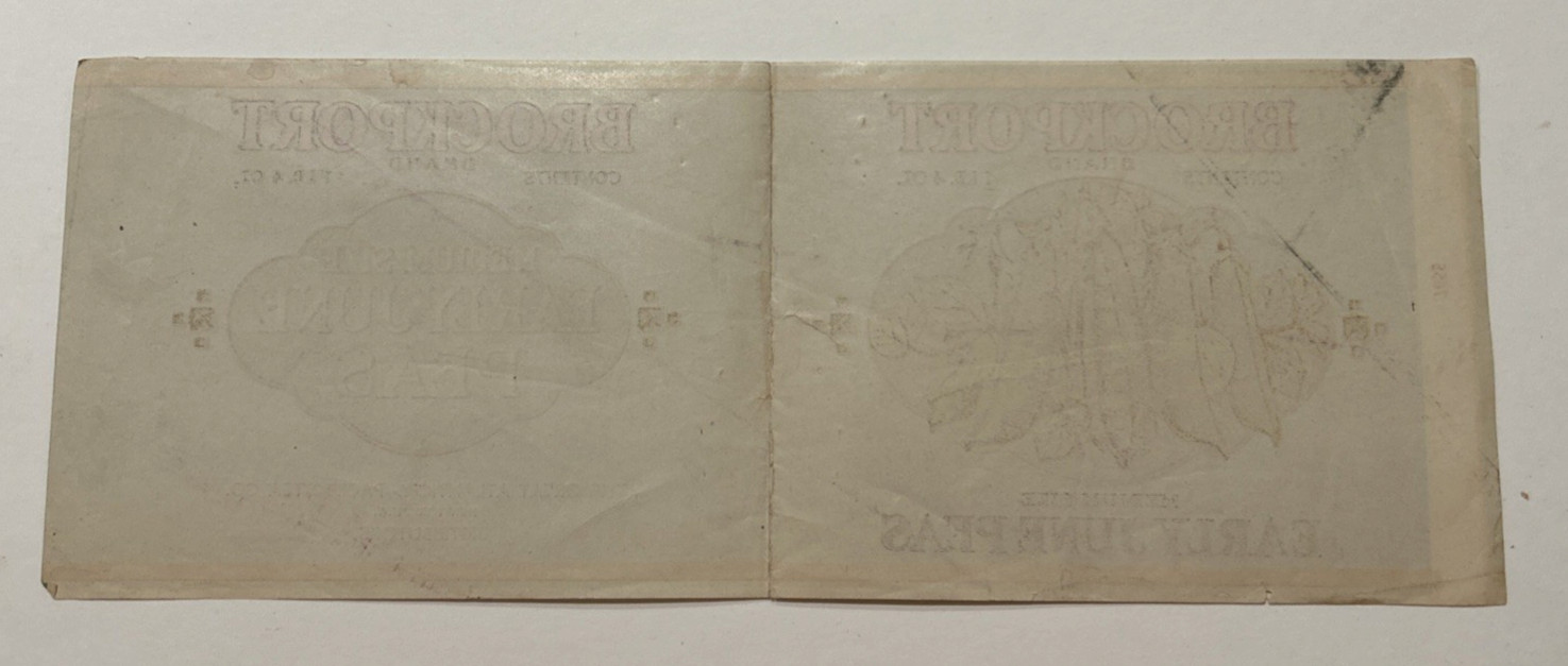 BROCKPORT Early June Peas Can Label Great Atlantic Pacific Tea Co. NEW YORK VTG