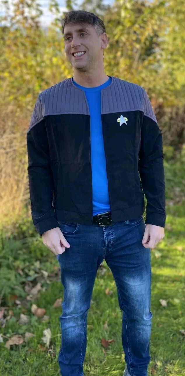 Star Trek First Contact DS9 Starfleet Captain's uniform Picard Sisko Costume