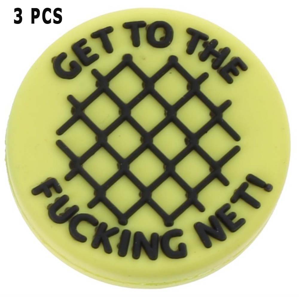 Durable Compact Long-Lasting Functional 3 Pack Tennis Racket Vibration Dampeners