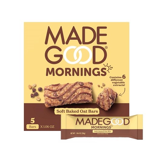 Made Good Mornings Soft Baked Oat Bars Chocolate Chip