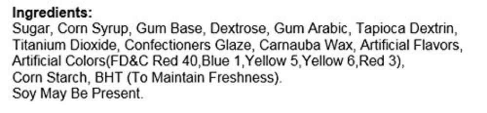 Bulk Chewing Gum Refills, Assorted Chicle - 64oz