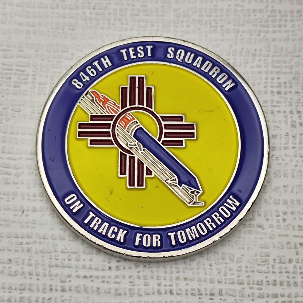 USAF 864th Test Squadron Commander's Challenge Coin