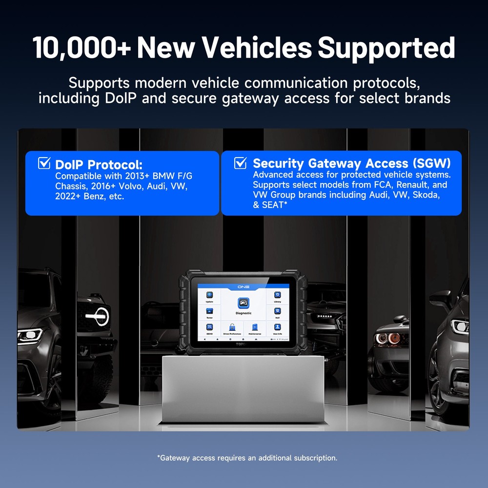 🔥2026 TOPDON ONE Lite 10.1" Diagnostic Scan Tool ECU Coding & J2534 Programming