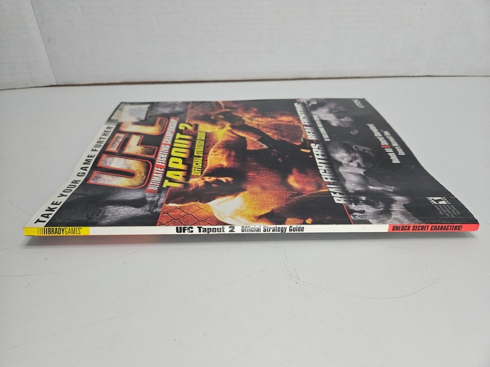 UFC: Tapout 2 (Microsoft Xbox, 2003) Brady Games Strategy Guide