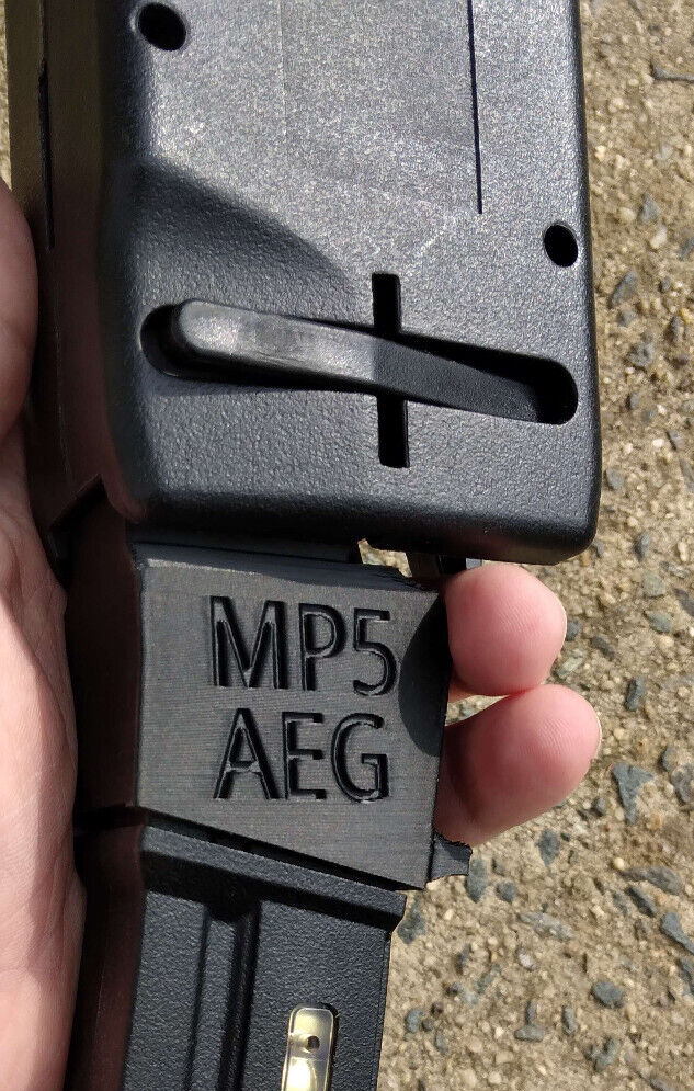 Airsoft MP5 AEG Odin Speedloader Adapter (Black)