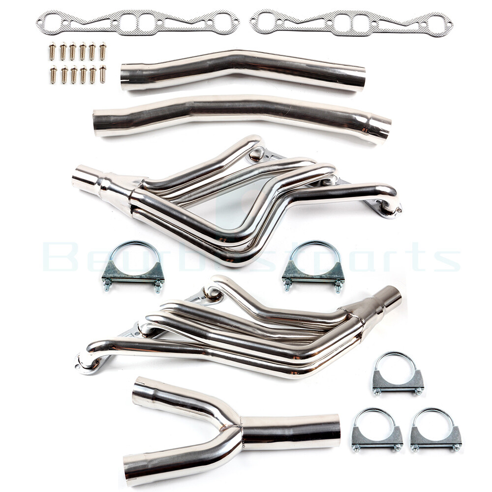 FOR 82-92 CAMARO STAINLESS STEEL LONG-TUBE HEADER EXHAUST MANIFOLD with Y-PIPE