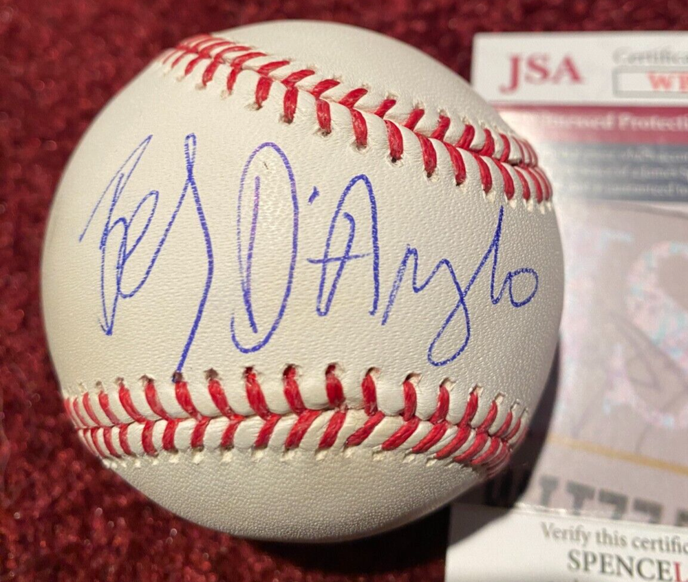 Beverly D'angelo signed Baseball on sweet spot JSA
